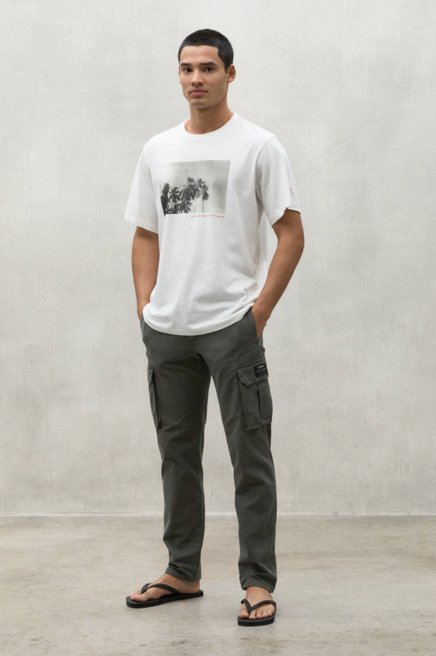 Ecoalf T-Shirt SAMOAALF mit Print in Weiß
