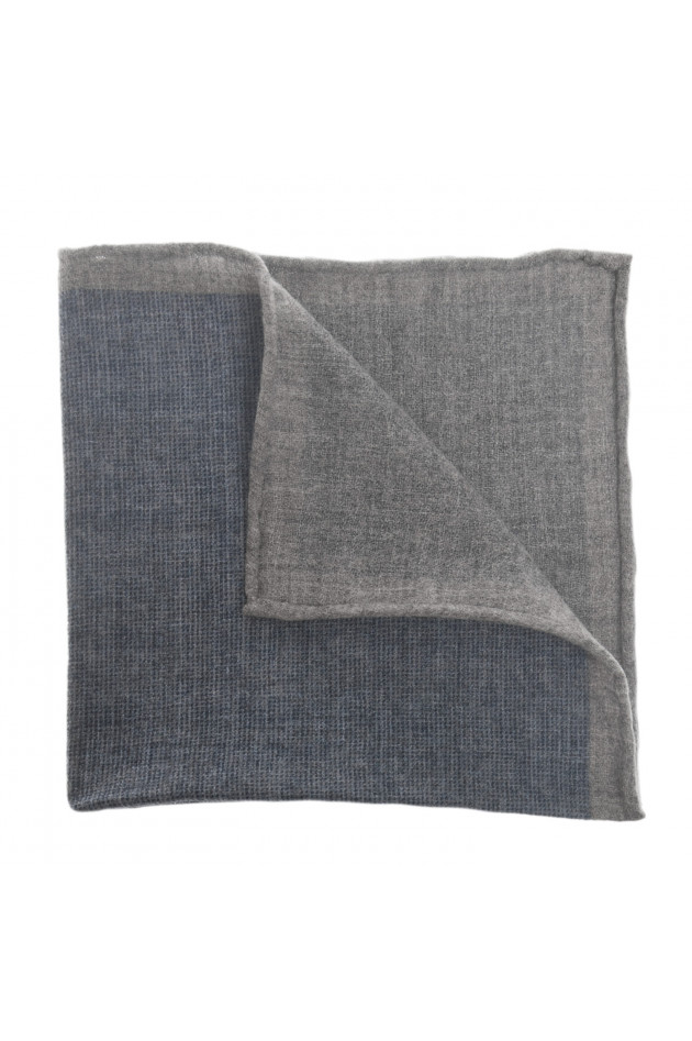 Pelo Einstecktuch in Blau/Grau