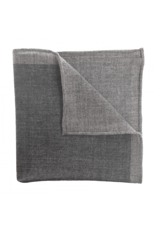 Pelo Einstecktuch in Grau