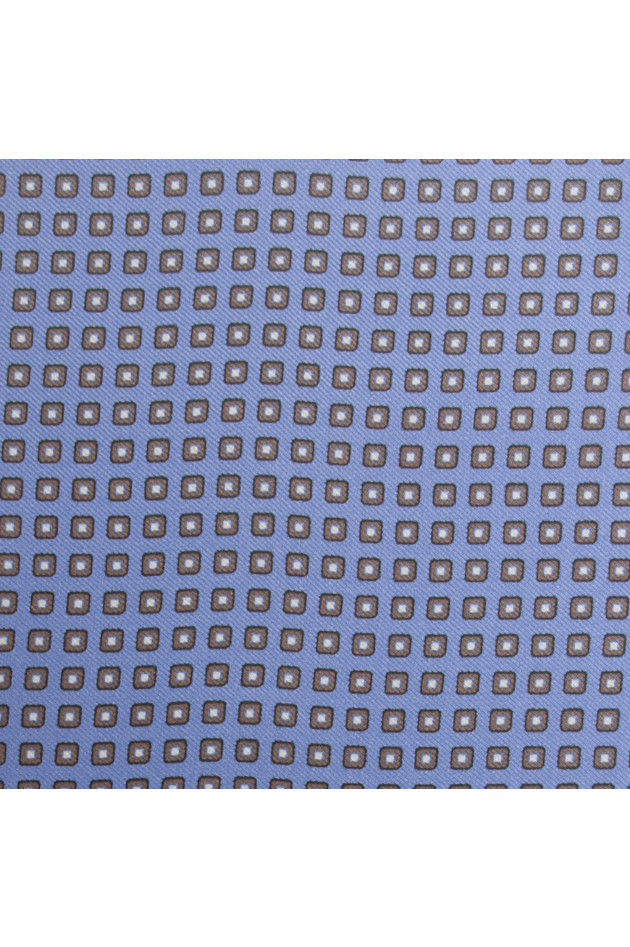 Pelo Einstecktuch in Hellblau gemustert