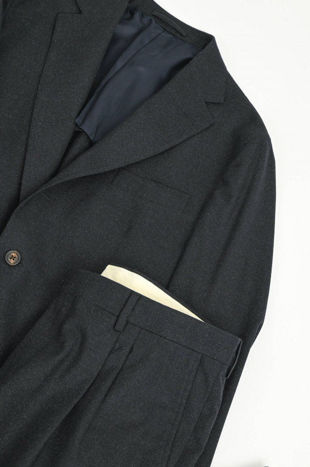 Eleventy Anzug aus Wolle in Navy