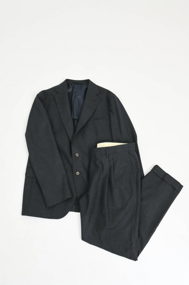 Eleventy Anzug aus Wolle in Navy