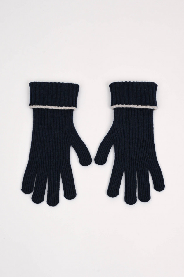 Eleventy Cashmere Handschuhe in Navy
