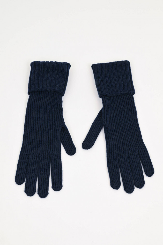Eleventy Wollhandschuhe in Navy