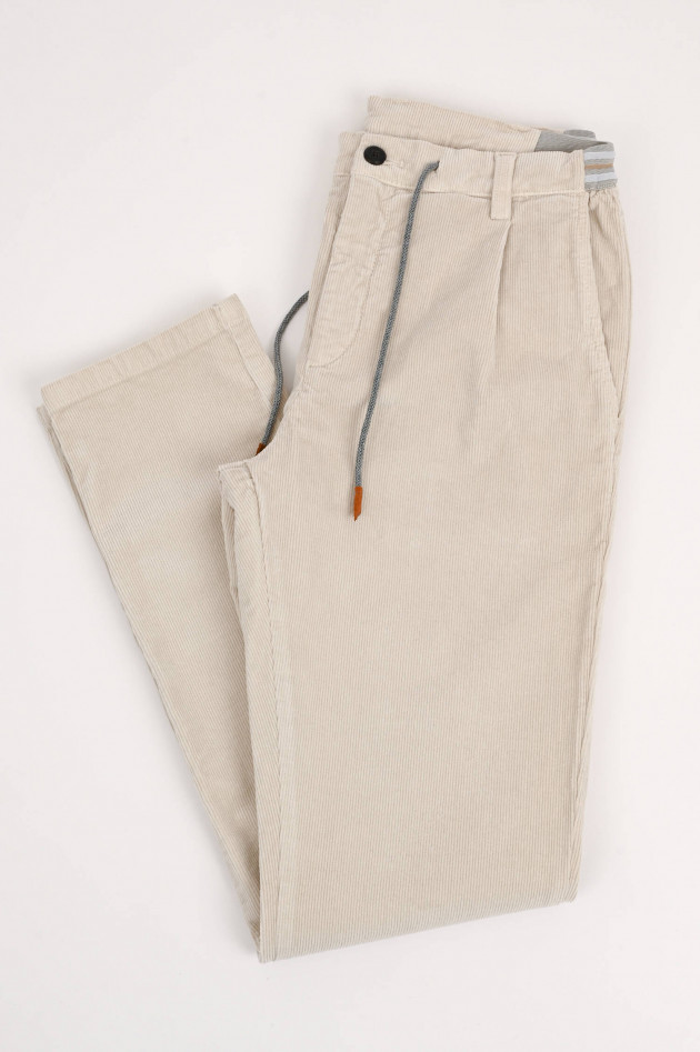 Eleventy Hose aus Cord in Natur