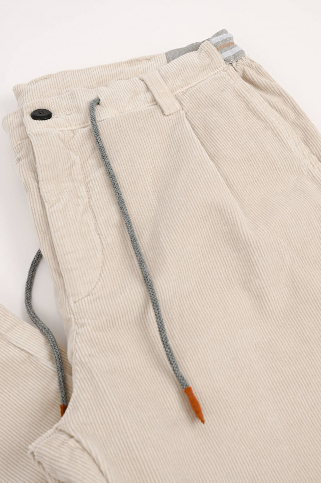 Eleventy Hose aus Cord in Natur