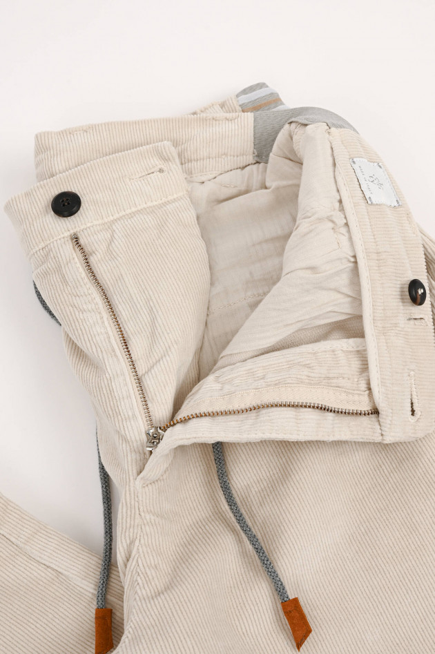 Eleventy Hose aus Cord in Natur