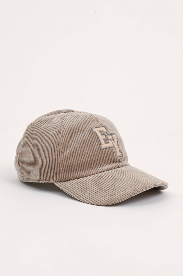 Eleventy Base Cap aus Cord in Beige