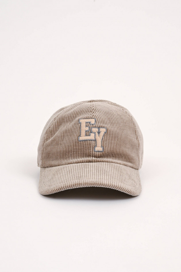 Eleventy Base Cap aus Cord in Beige