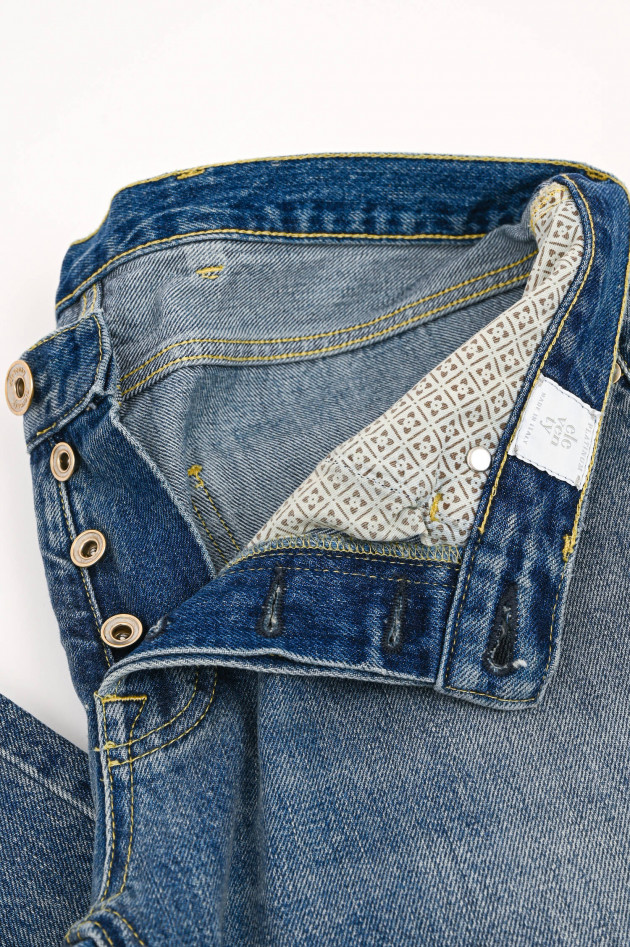 Eleventy Slim Fit Jeans in Mittelblau