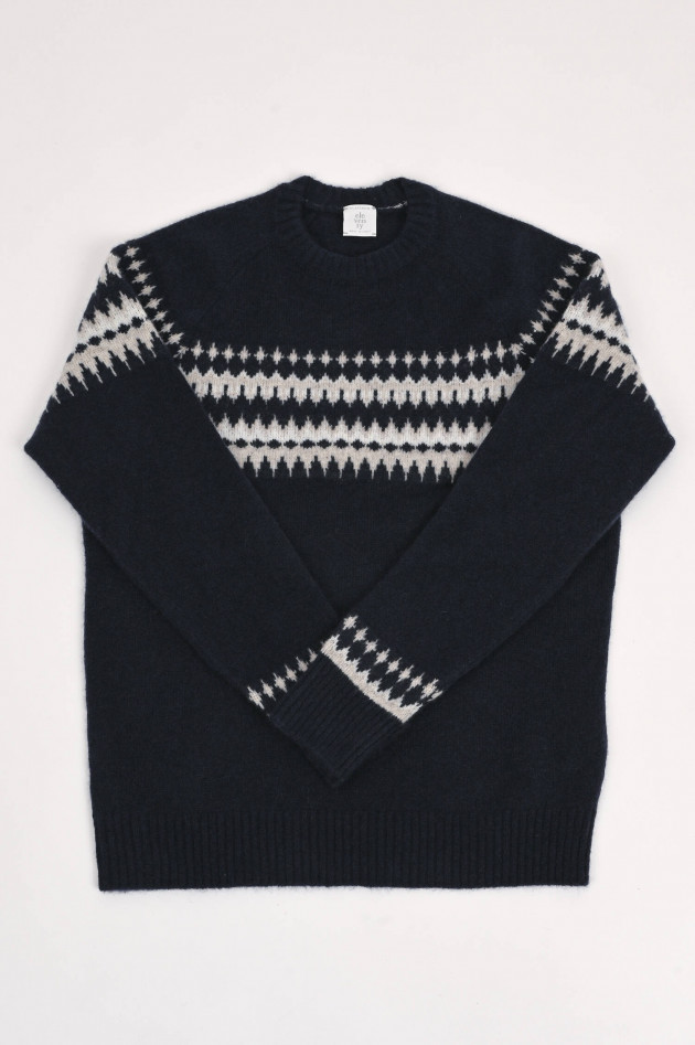 Eleventy Cashmix Pullover in Navy