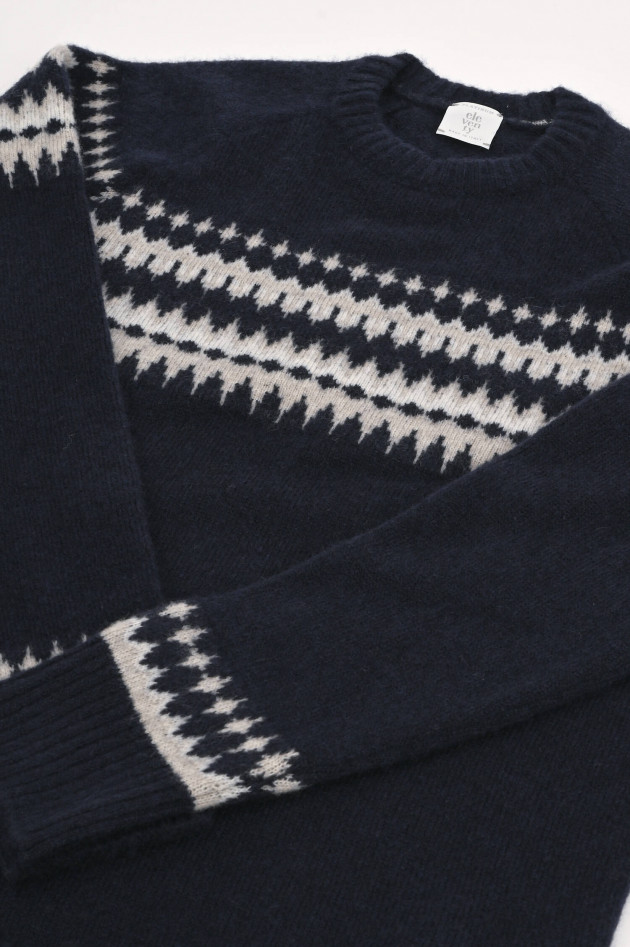 Eleventy Cashmix Pullover in Navy