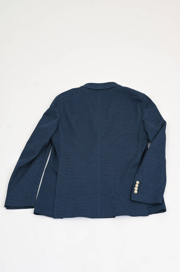 Eleventy Zweireiher mit silbernen Knöpfen in Navy