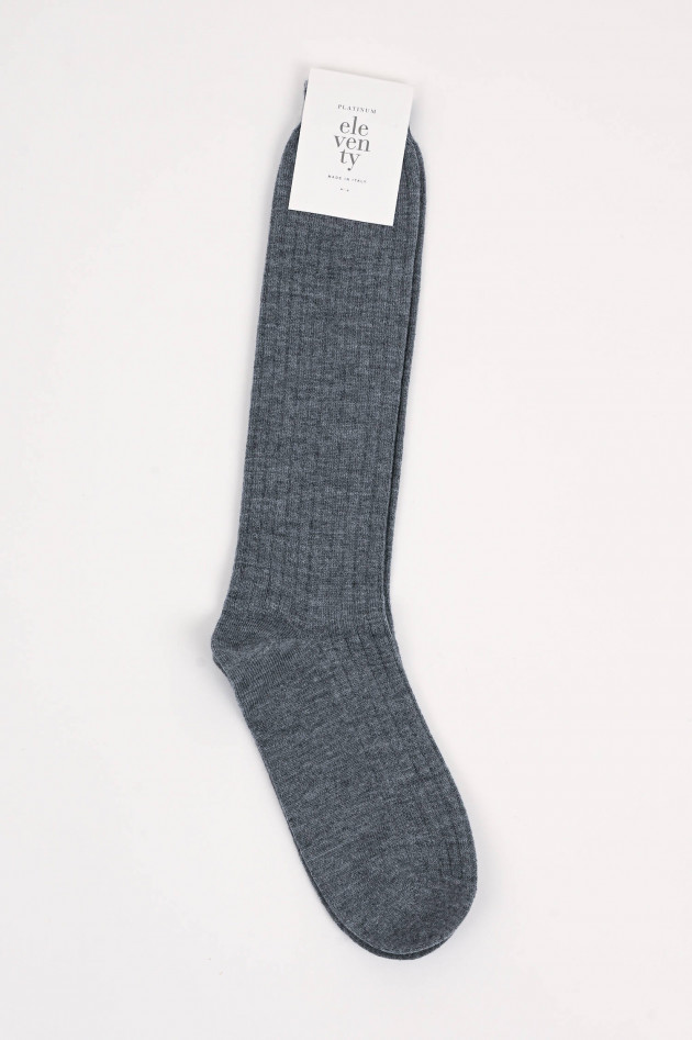 Eleventy Wollmix Socken in Grau