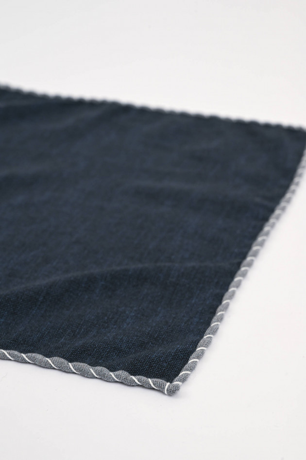Eleventy Stecktuch in Navy/Grau