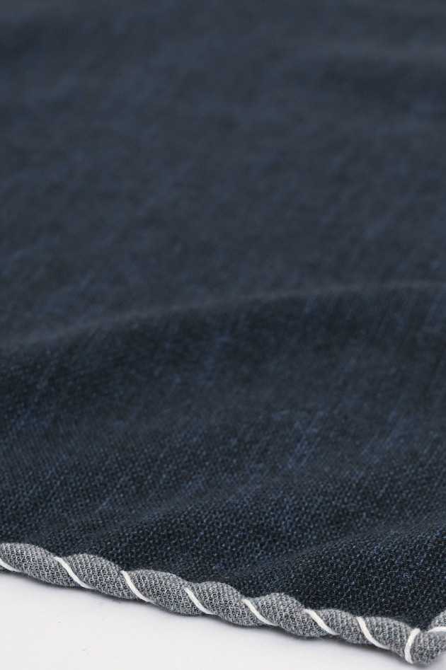 Eleventy Stecktuch in Navy/Grau