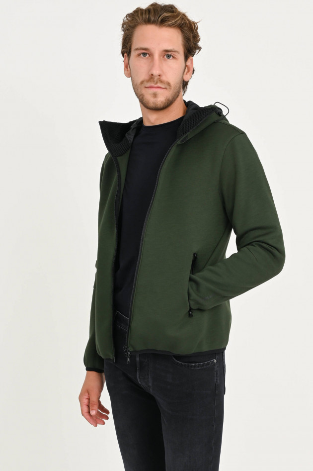 Esemplare Fleece Jacke in Piniengrün