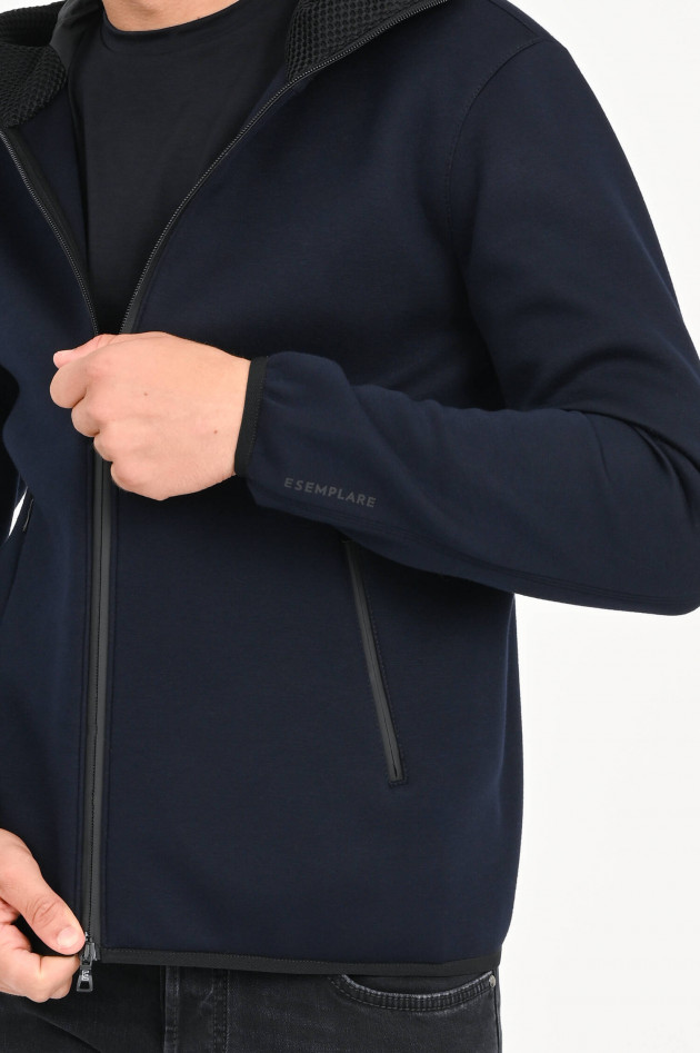 Esemplare Fleece Jacke in Navy