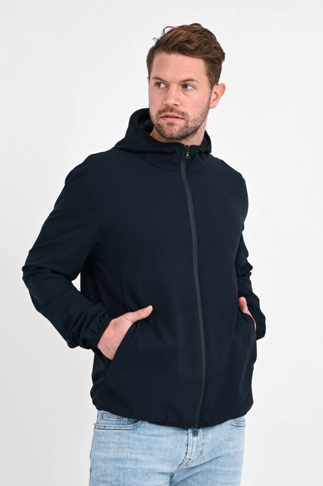 Esemplare Funktionelle Jacke mit Kapuze in Navy