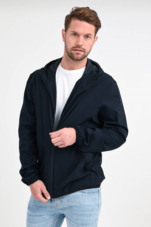 Esemplare Funktionelle Jacke mit Kapuze in Navy