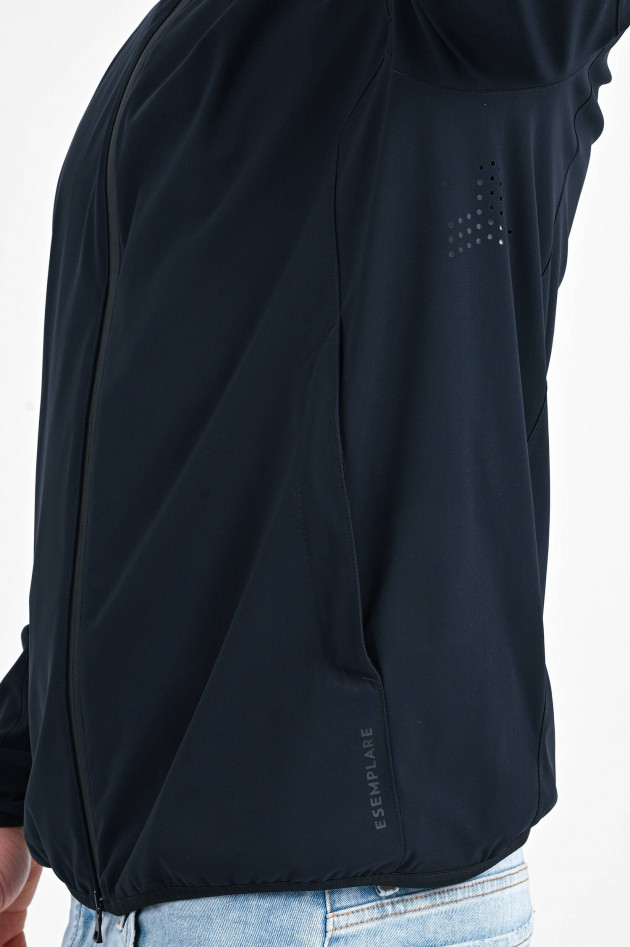 Esemplare Funktionelle Jacke mit Kapuze in Navy