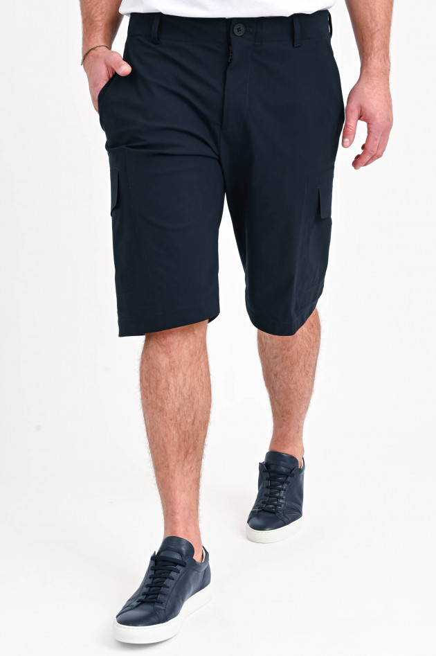 Esemplare Elastische Cargoshorts in Navy