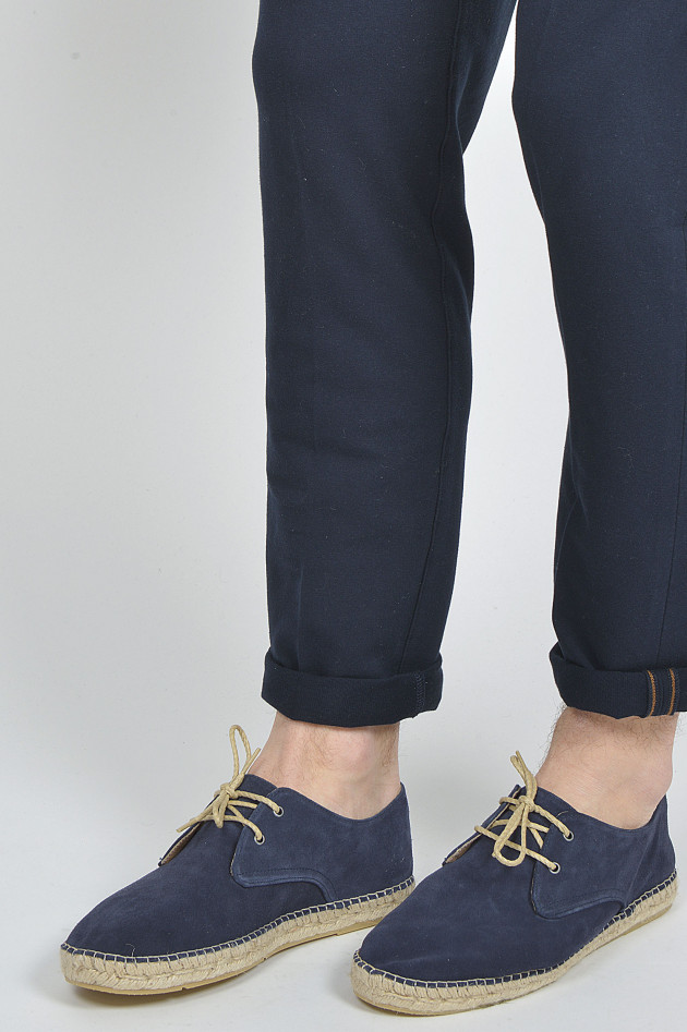 Espadrij Espadrille aus Veloursleder in Navy