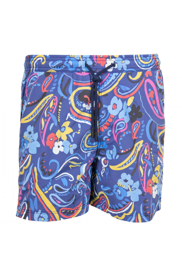 Etro Badehose in Blau gemustert