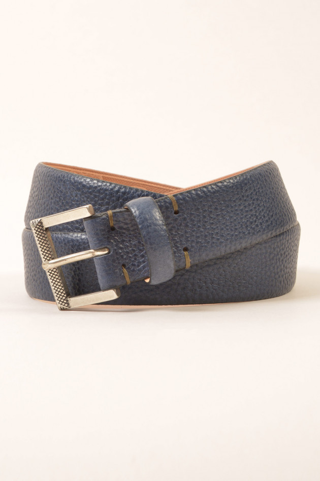 Etro Ledergürtel in Marine