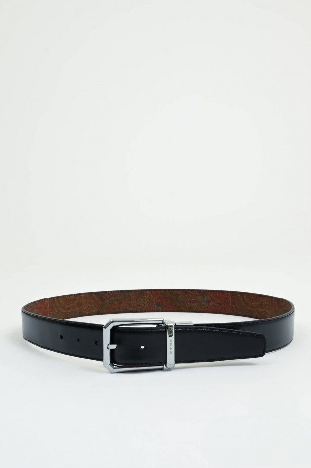 Etro Wendegürtel in Braun/Schwarz