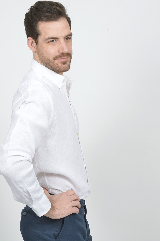 Etro Leinenhemd in Weiß