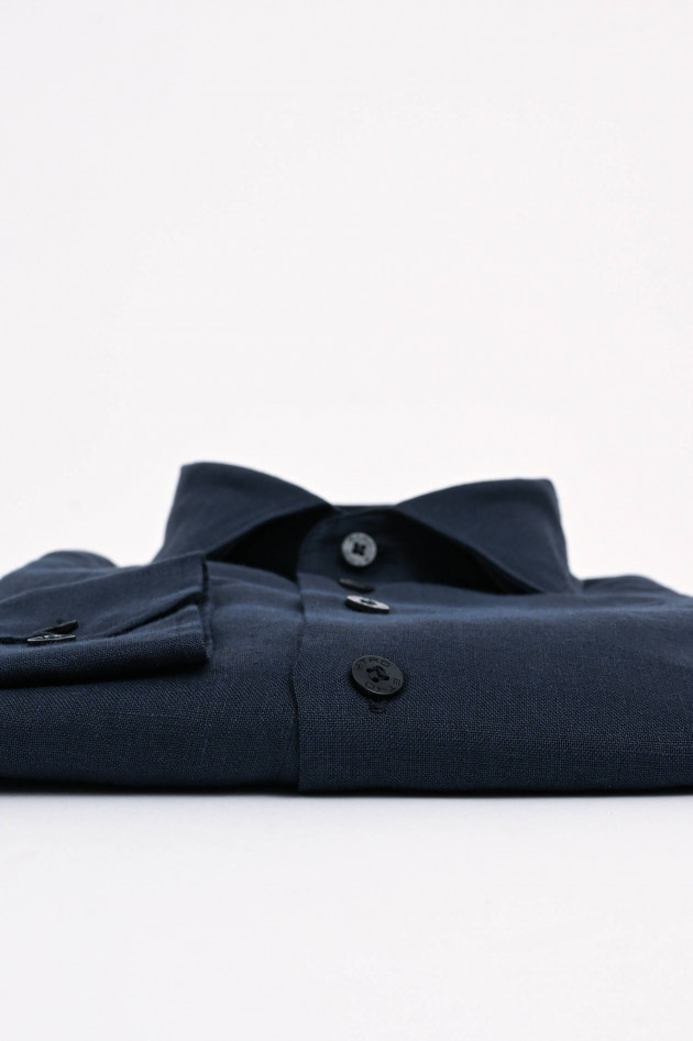 Etro Leinenhemd in Navy
