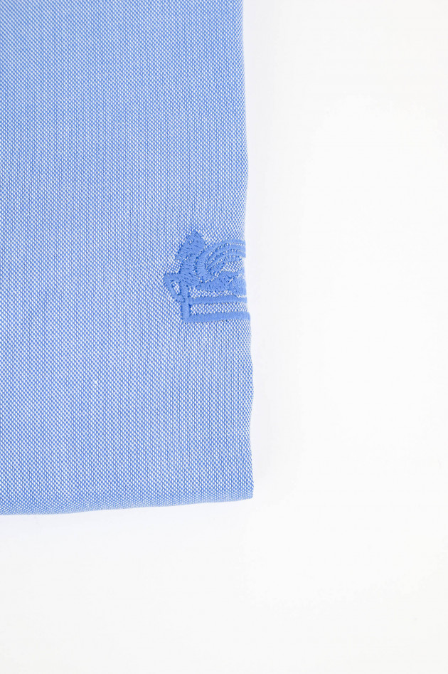 Etro Hemd aus Baumwolle in Mittelblau