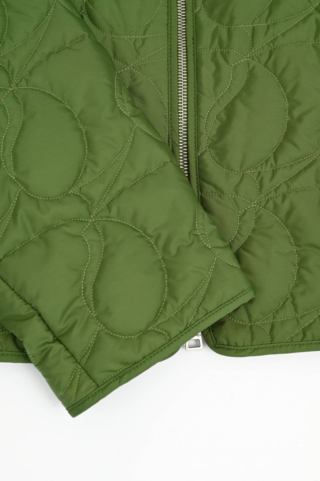 Etro Bomberjacke mit Stickerei in Grün