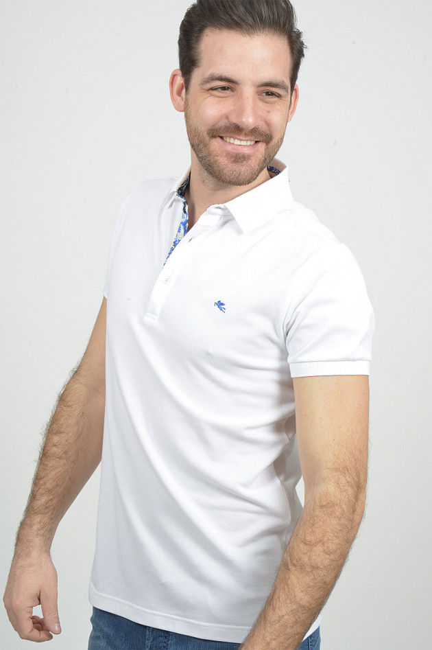 Etro Poloshirt in Weiß