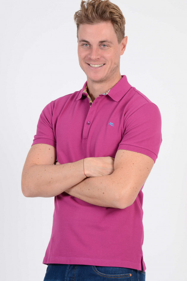 Etro Poloshirt aus Baumwolle in Cyklam