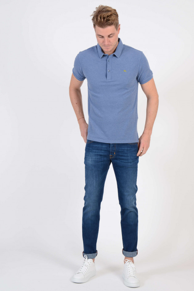 Etro Poloshirt in Blau