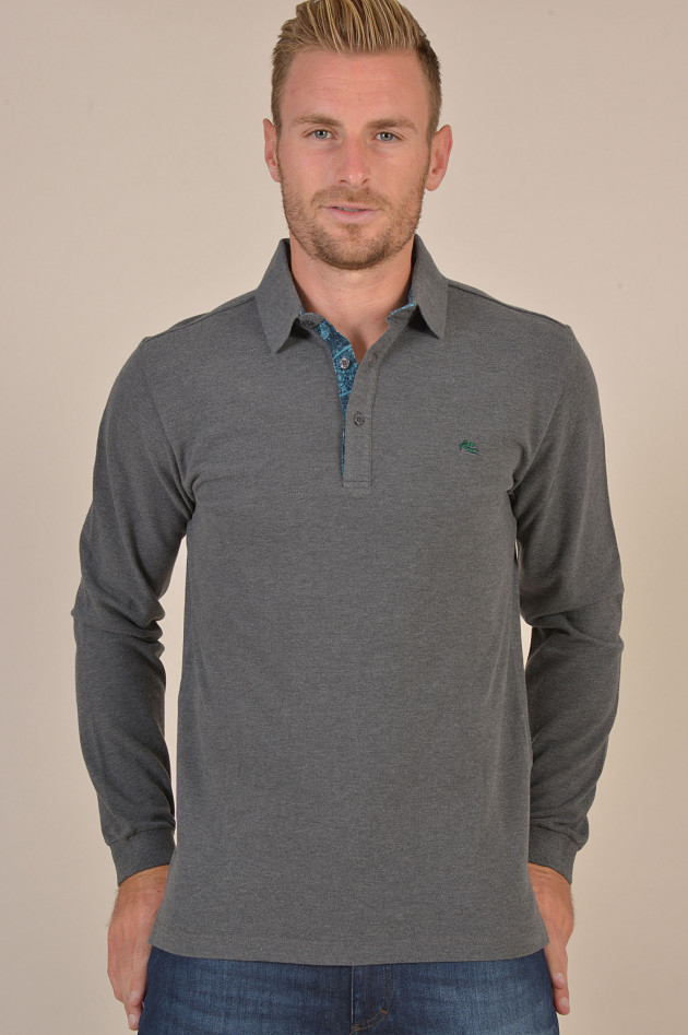 Etro Poloshirt in Grau