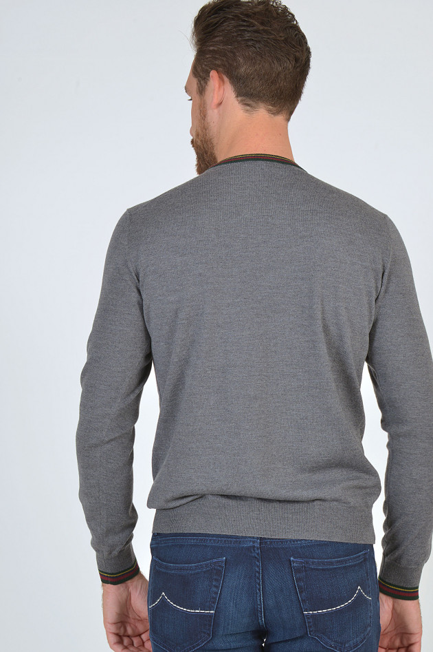 Etro Pullover aus Wolle in Grau