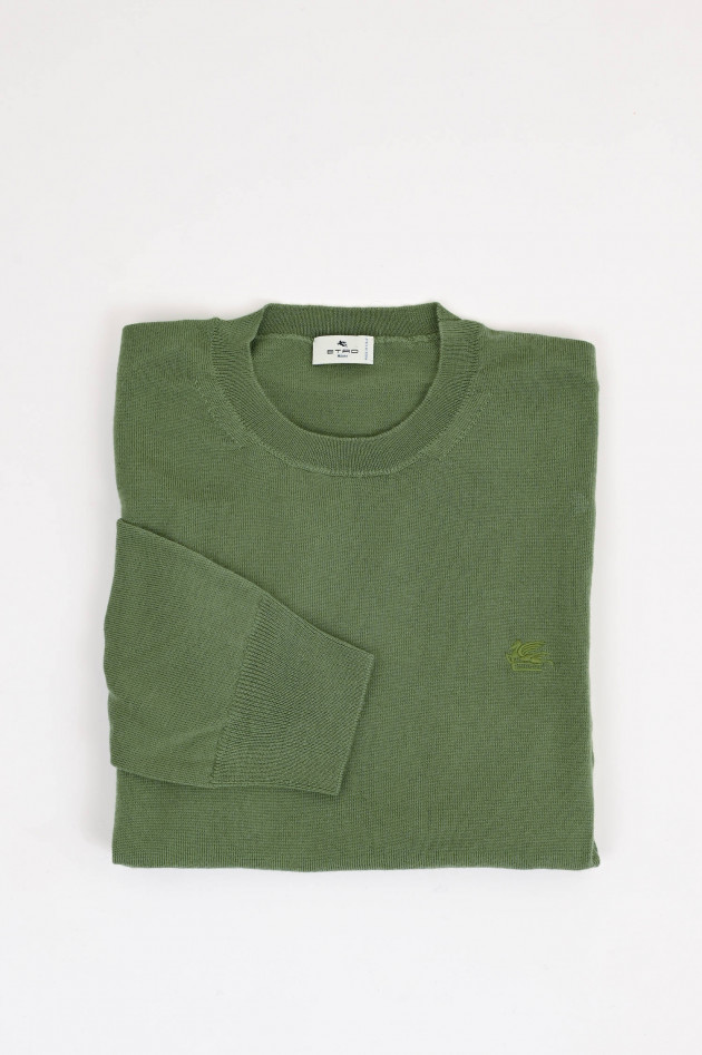 Etro Feinstrick-Pullover in Grün