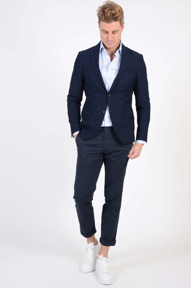 Etro Sakko in Navy gemustert