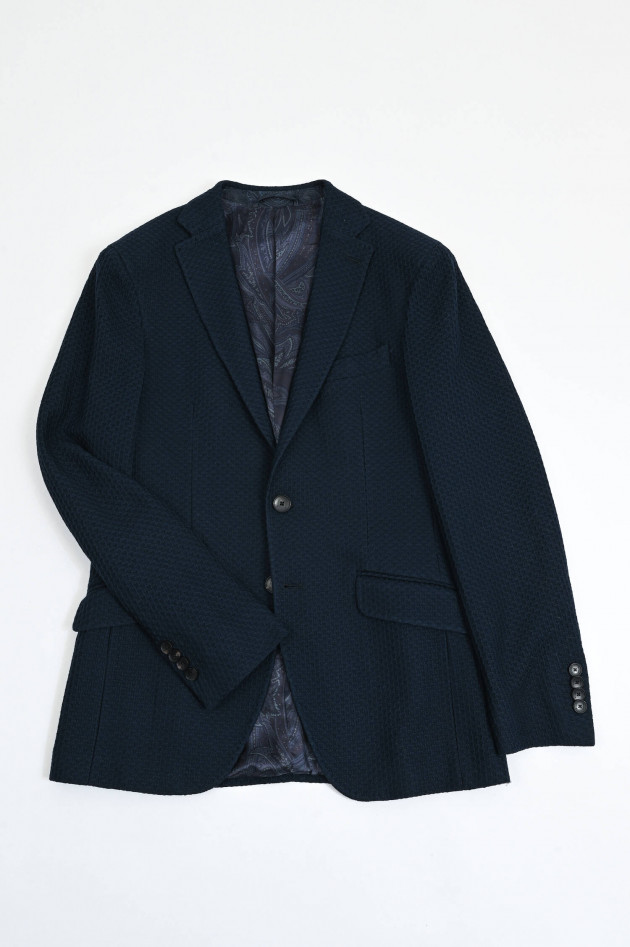 Etro Strukturiertes Sakko in Navy