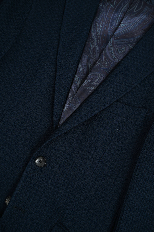 Etro Strukturiertes Sakko in Navy