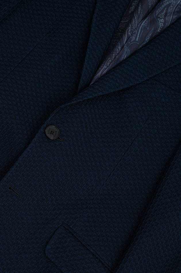 Etro Strukturiertes Sakko in Navy