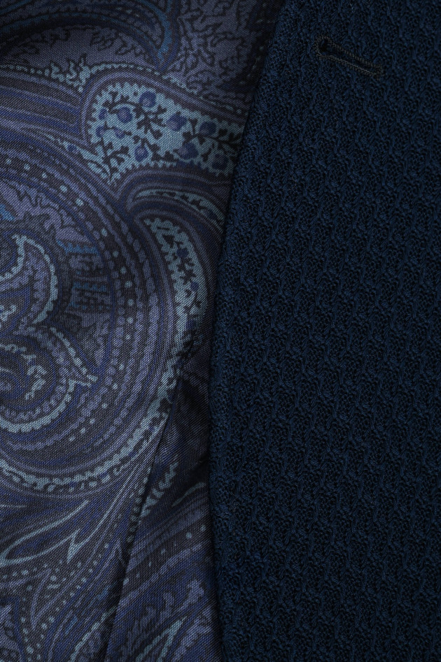 Etro Strukturiertes Sakko in Navy