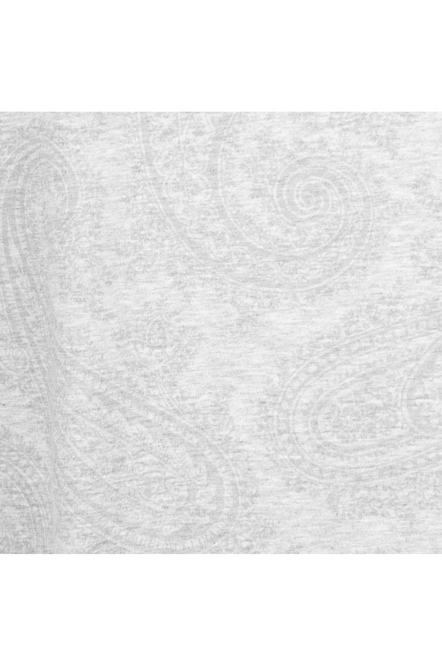 Etro T-Shirt in Grau gemustert