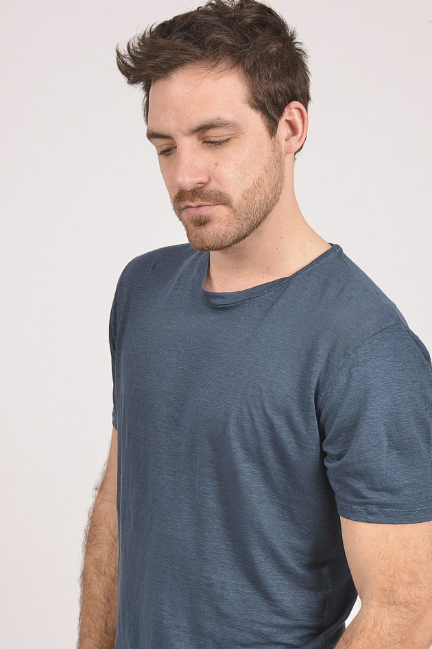 Etro T-Shirt in Blau meliert