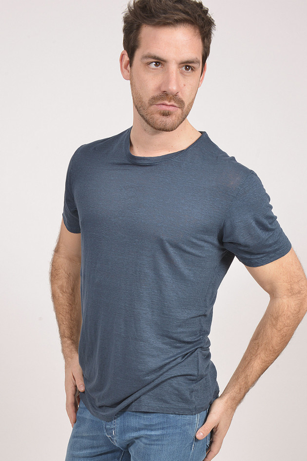 Etro T-Shirt in Blau meliert