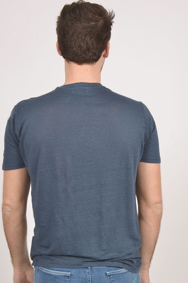 Etro T-Shirt in Blau meliert