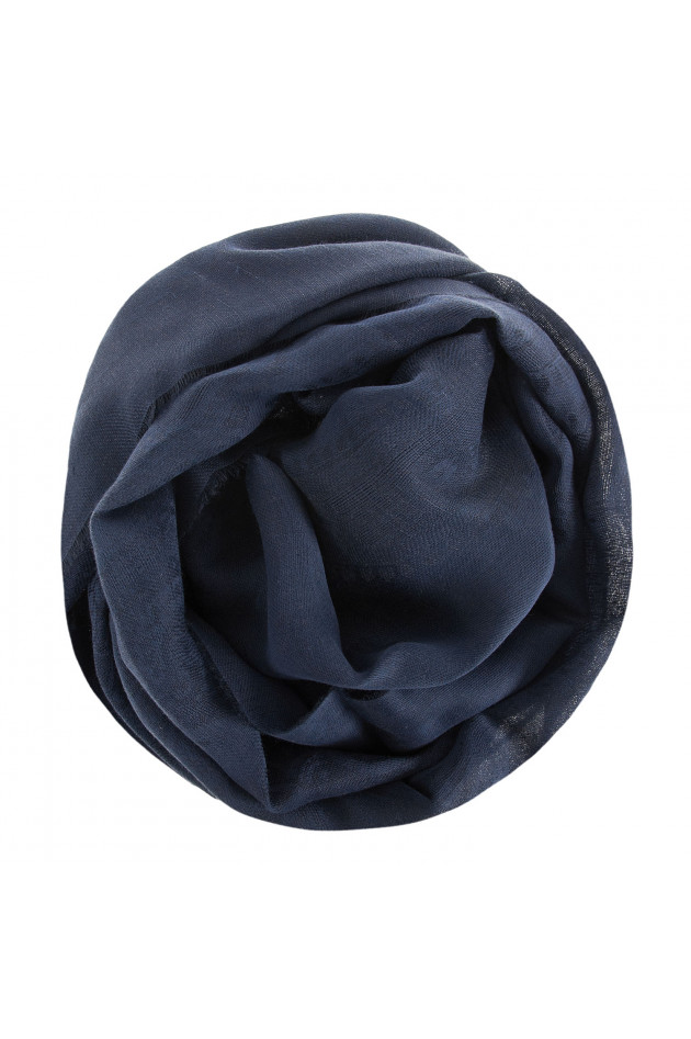 Etro Schal in Navy gemustert
